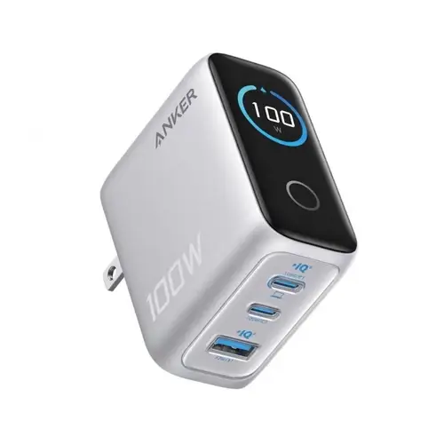 Anker 100W 3-Port Charger with Smart Display B121BJ41