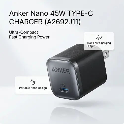 Anker Nano 45W TYPE-C CHARGER (A2692J11)