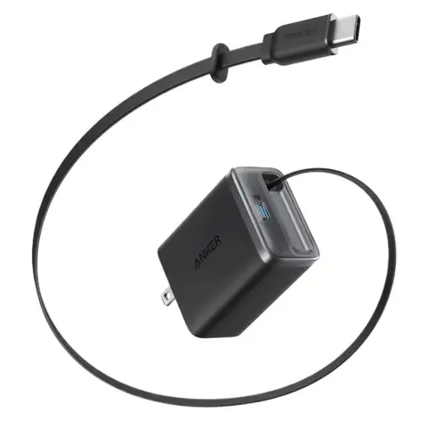 Anker Nano Charger 35W With Built-In Retractable USB-C Cable