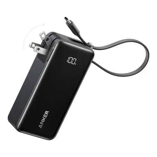 Anker Power Bank Fusion 10000 mAh With Built-In Cable A1637H11