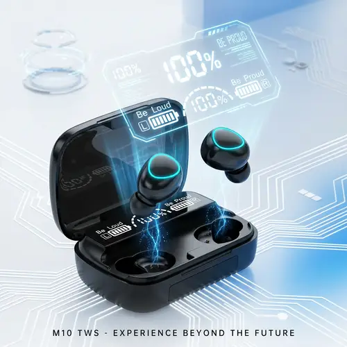 M10 TWS Wireless Bluetooth Earbuds